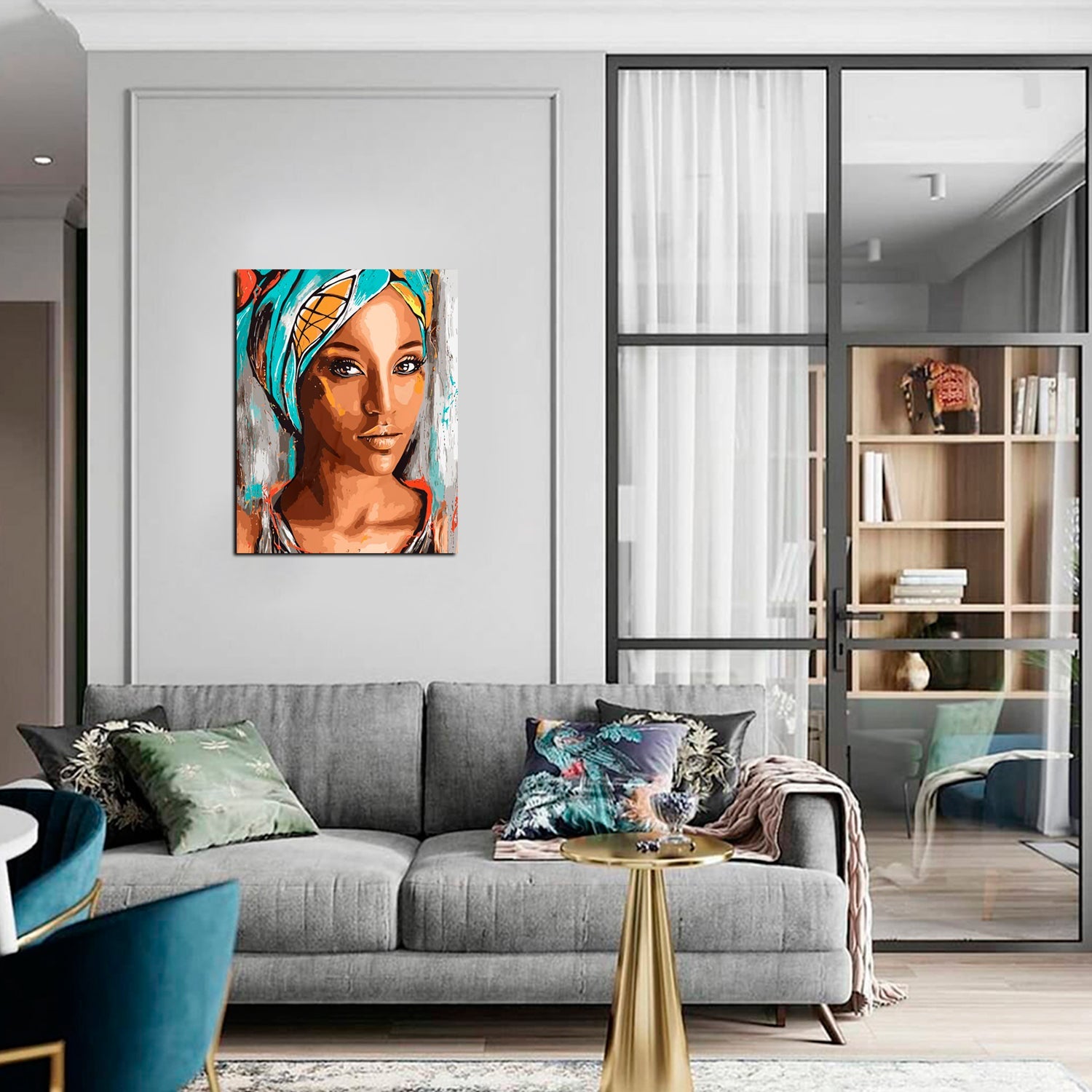 Paint by Numbers 40x50 cm | Oriental beauty (MG2108e) – Painting by numbers | Varvikas.Shop