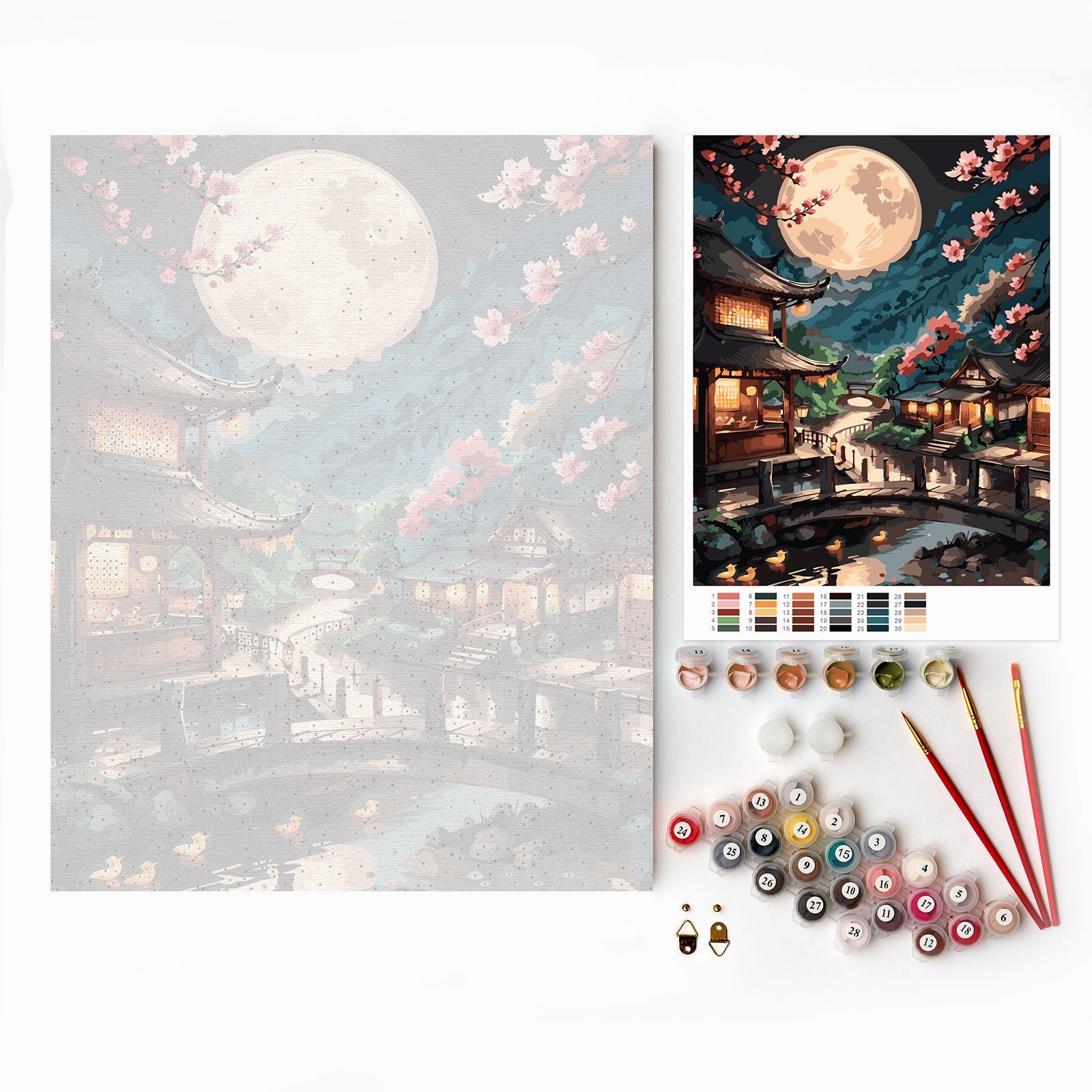 Paint by Numbers 40x50 cm | Oriental valley (MG2487e) – Painting by numbers | Varvikas.Shop