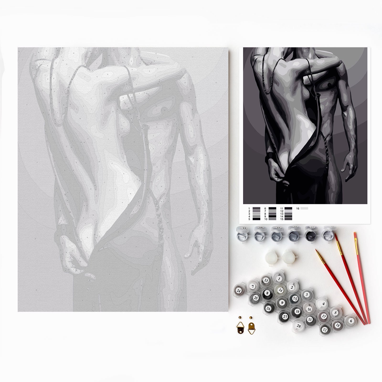 Paint by Numbers 40x50 cm | Passion game (MG2481e) – Painting by numbers | Varvikas.Shop