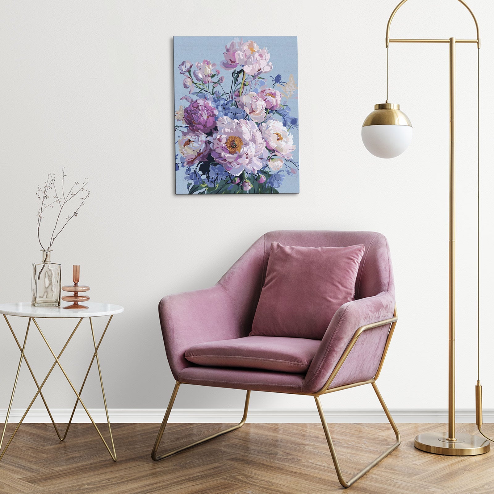 Paint by Numbers 40x50 cm | Peony Reverie (MG2501e) – Painting by numbers | Varvikas.Shop