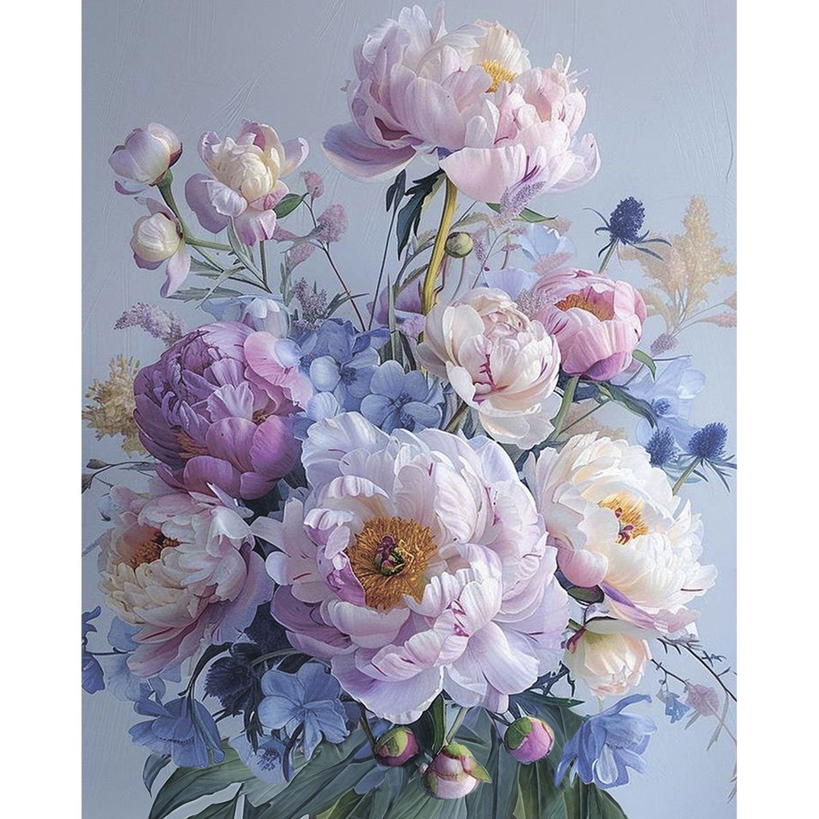 Paint by Numbers 40x50 cm | Peony Reverie (MG2501e) – Painting by numbers | Varvikas.Shop