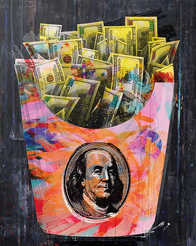 Paint by Numbers 40x50 cm | Power of investment (MG2450e) – Painting by numbers | Varvikas.Shop