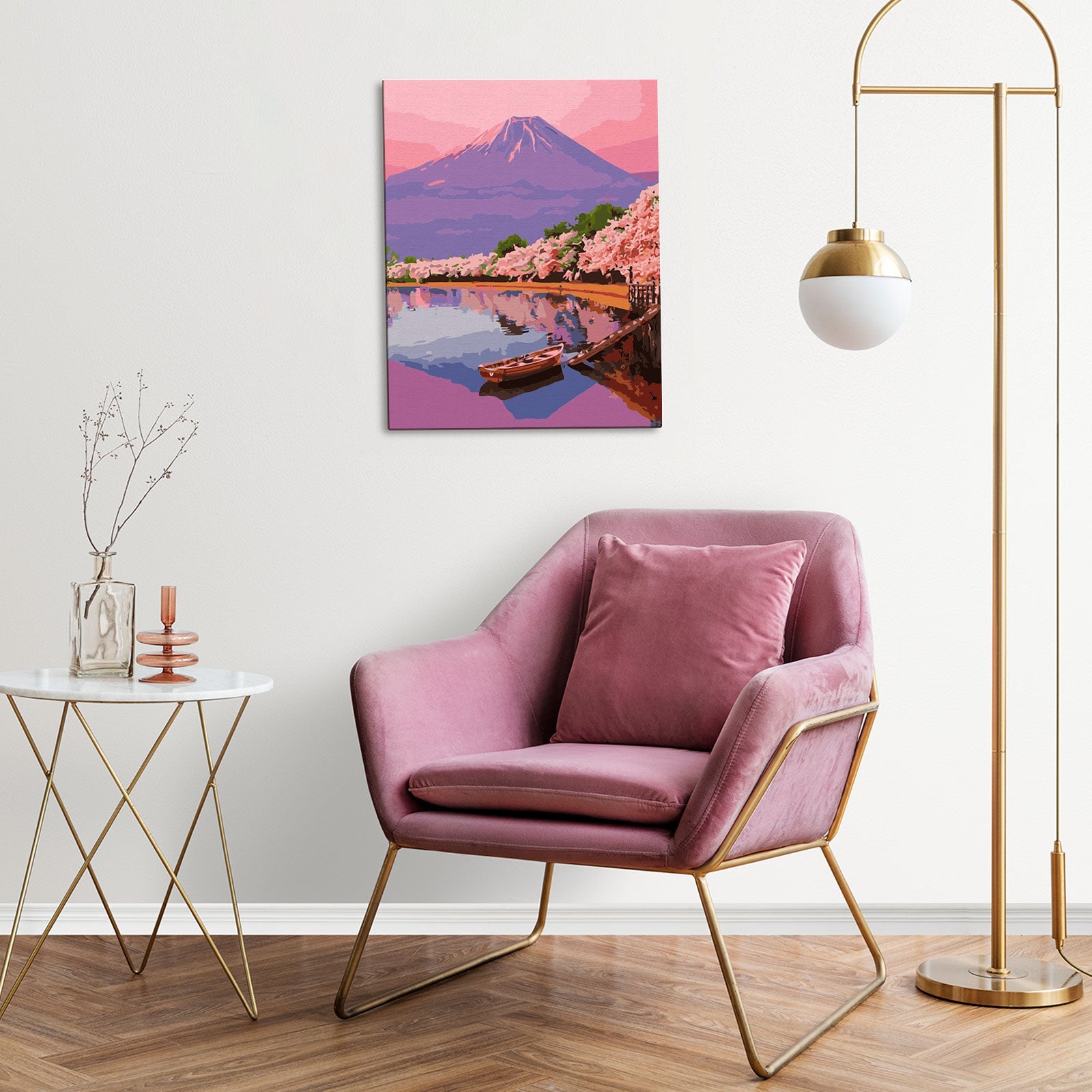 Paint by Numbers 40x50 cm | Purple serenity (MG2454e) – Painting by numbers | Varvikas.Shop