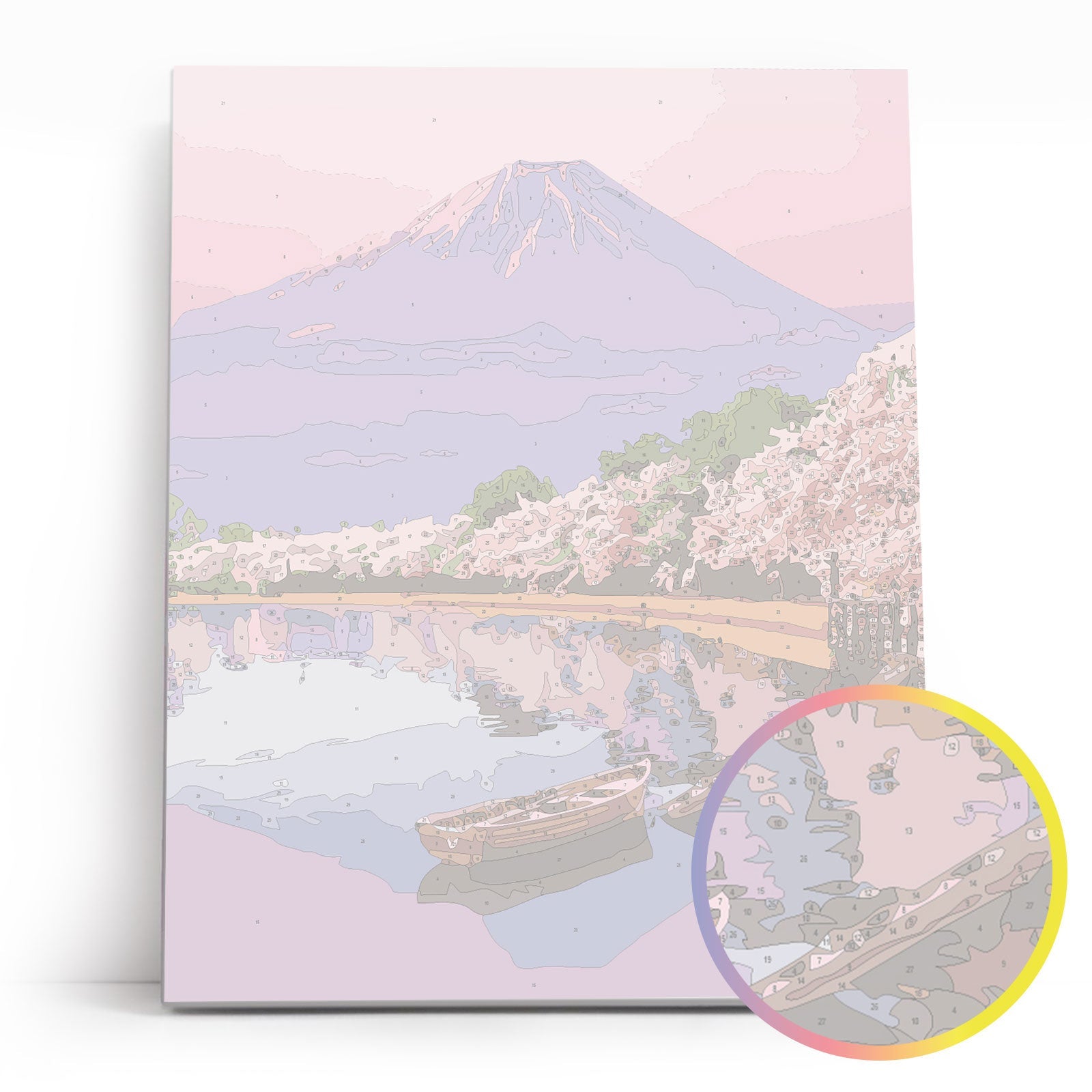 Paint by Numbers 40x50 cm | Purple serenity (MG2454e) – Painting by numbers | Varvikas.Shop