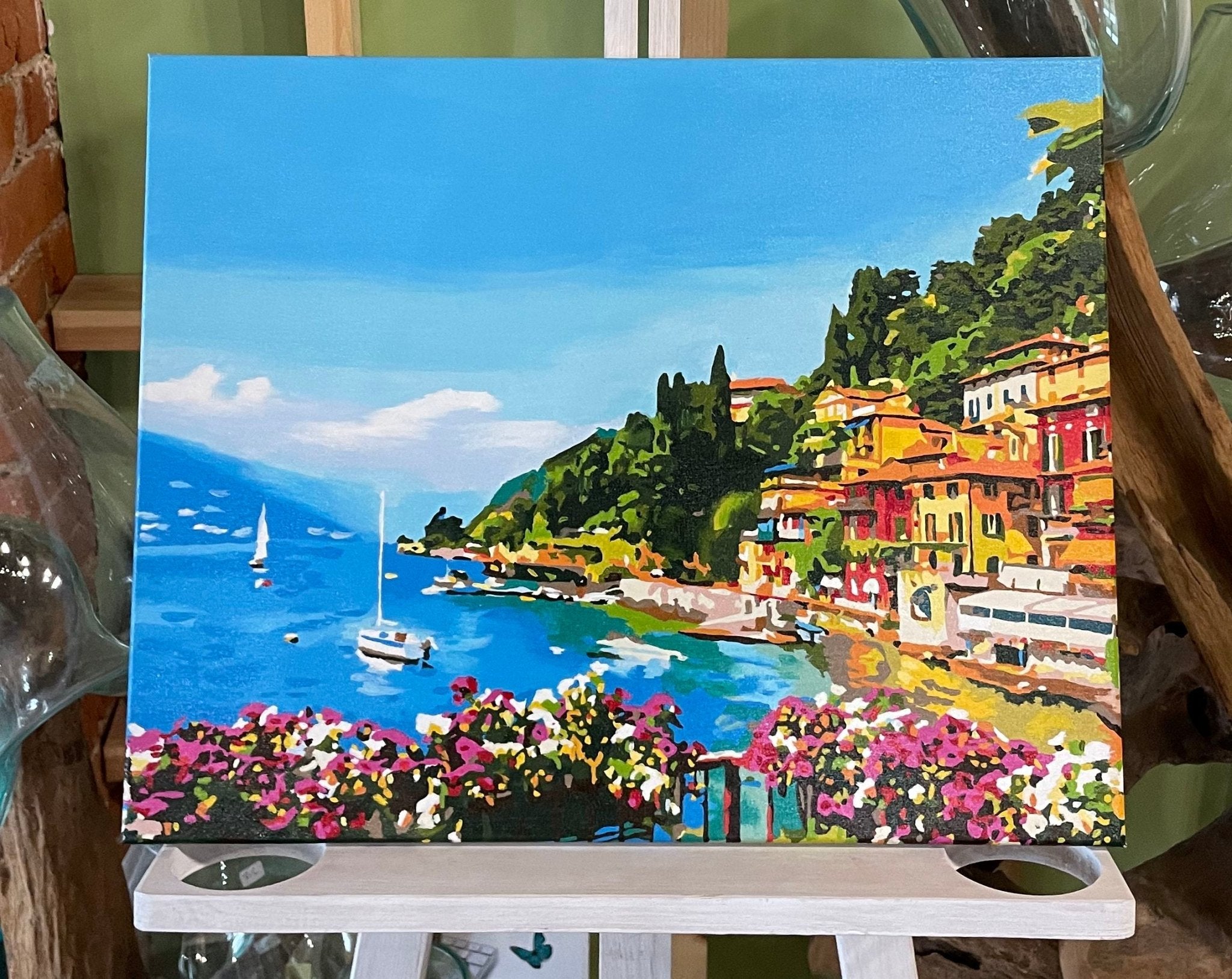 Paint by Numbers 40x50 cm | Romantic Lagoon (MG2416e) – Painting by numbers | Varvikas.Shop