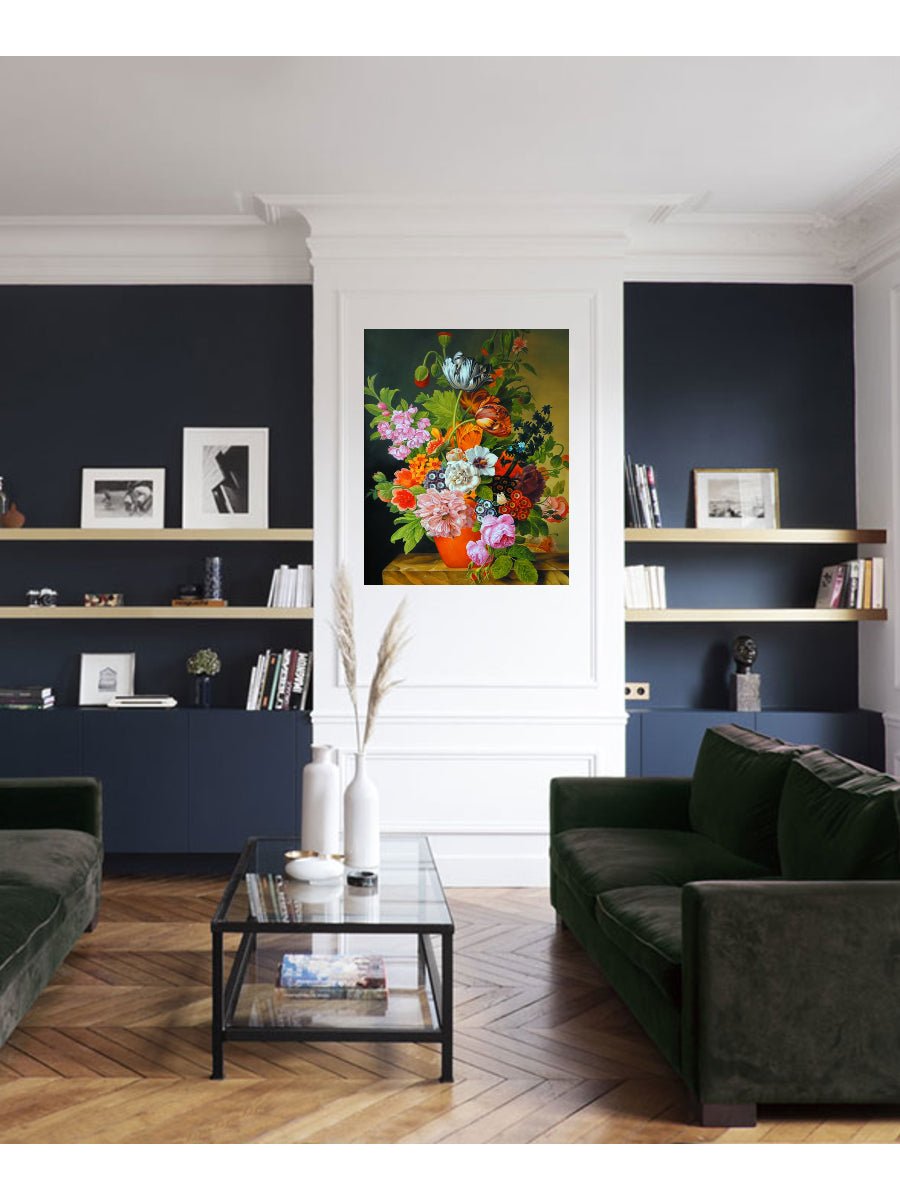 Paint by Numbers 40x50 cm | Summer Bouquet in a Vase (MG2303e) – Painting by numbers | Varvikas.Shop