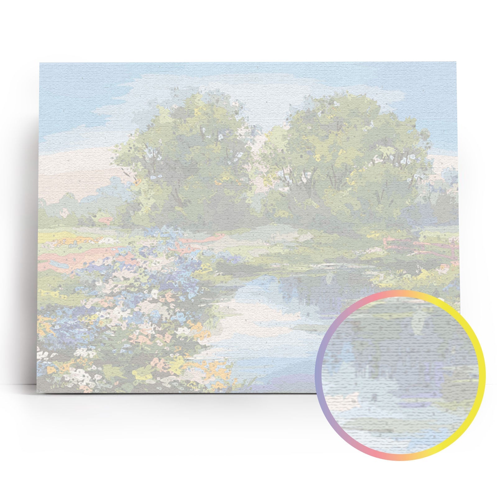 Paint by Numbers 40x50 cm | Summer River (MG2415e) – Painting by numbers | Varvikas.Shop
