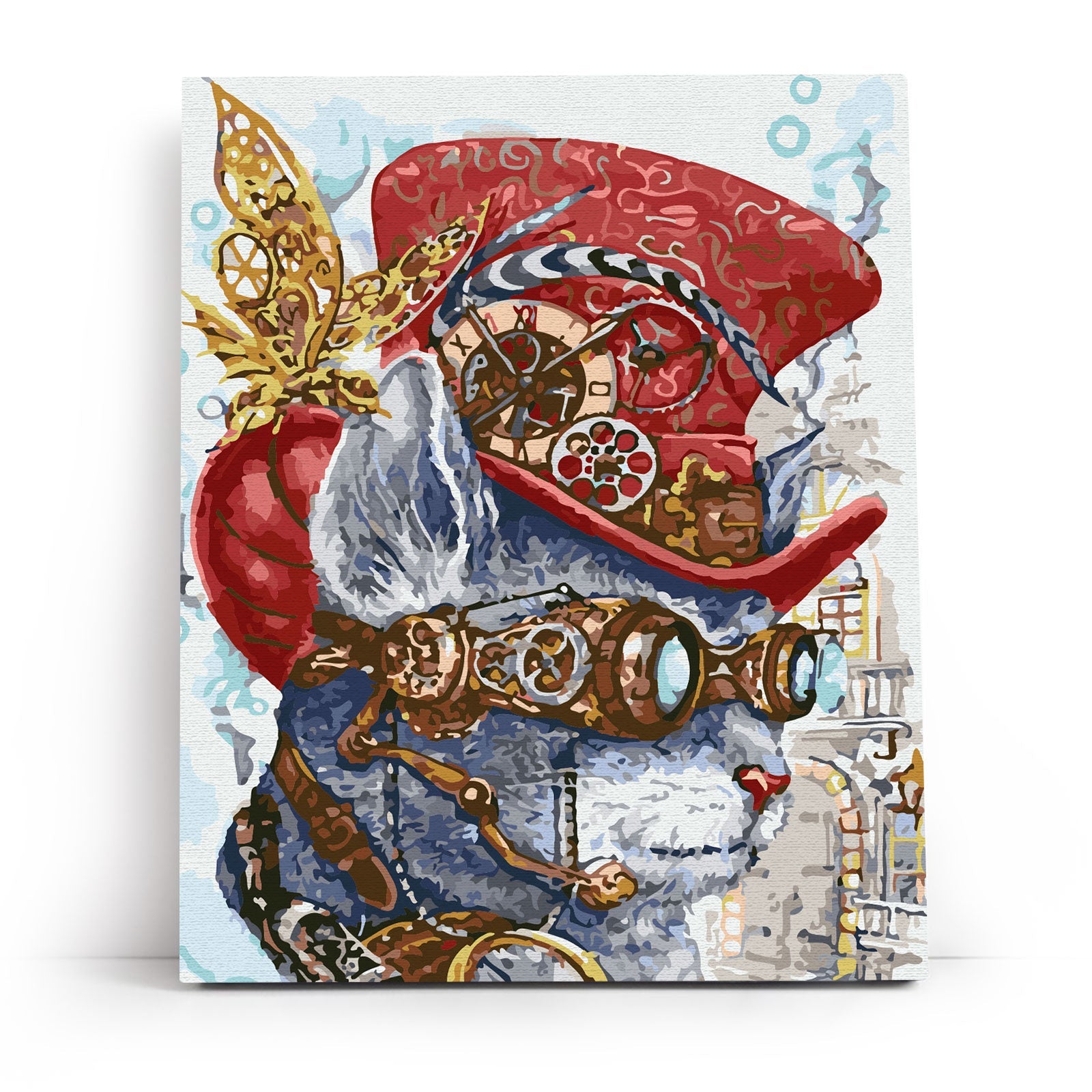 Paint by Numbers 40x50 cm | Surrealist Cat (MG2457e) – Painting by numbers | Varvikas.Shop