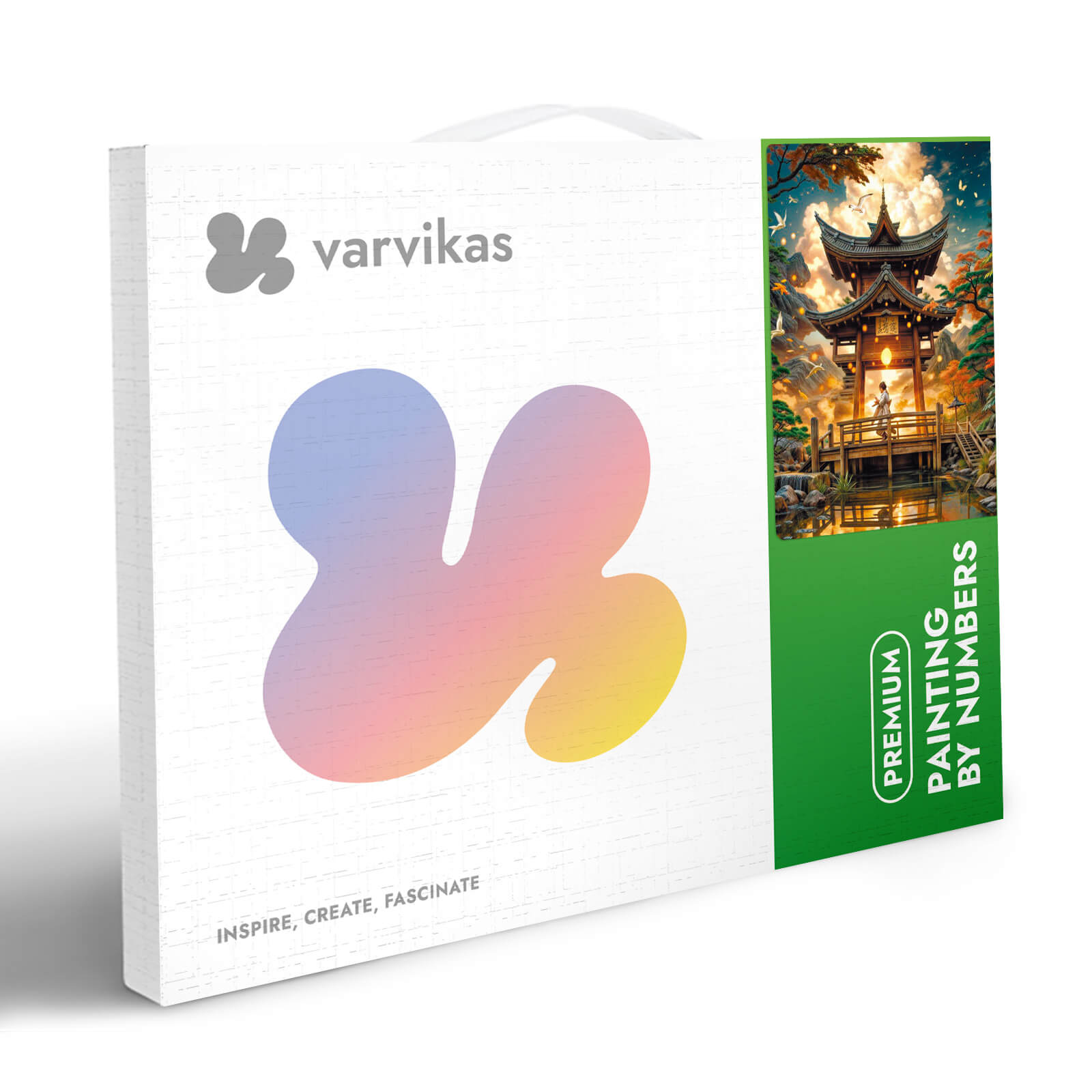 Paint by Numbers 40x50 cm | Temple in the Mountains (MG2505e) – Painting by numbers | Varvikas.Shop