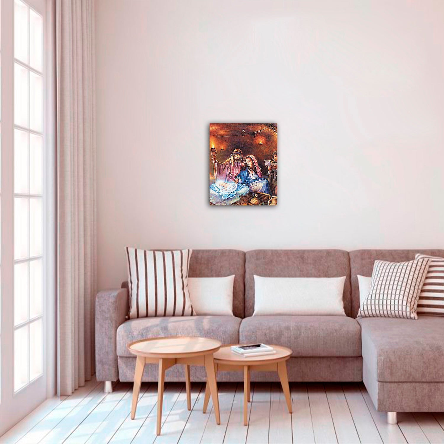 Paint by Numbers 40x50 cm | The Birth of Jesus Christ (MG2156e) – Painting by numbers | Varvikas.Shop