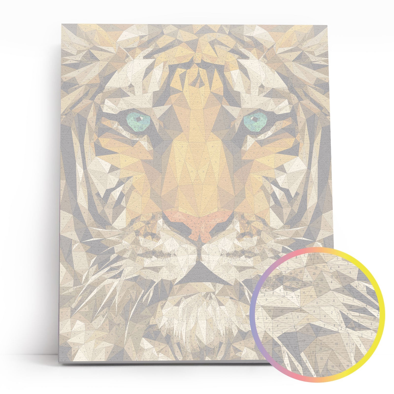 Paint by Numbers 40x50 cm | Tiger (MG2436e) – Painting by numbers | Varvikas.Shop