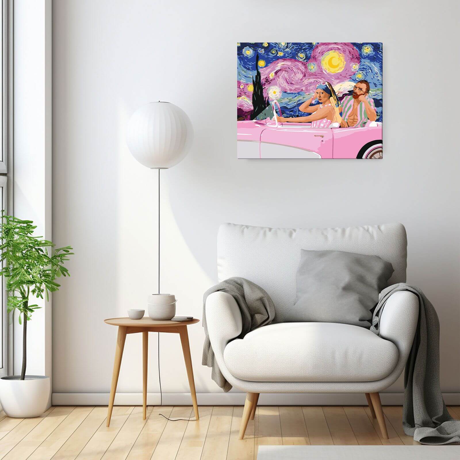 Paint by Numbers 40x50 cm | Time travel (MG2479e) – Painting by numbers | Varvikas.Shop