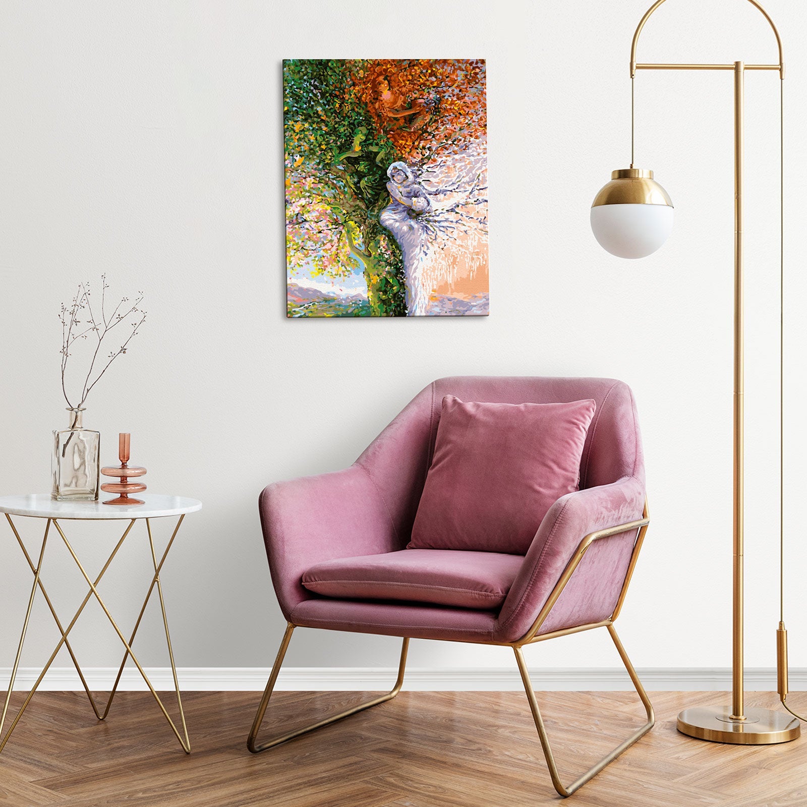 Paint by Numbers 40x50 cm | Tree of Four Seasons (MG2442e) – Painting by numbers | Varvikas.Shop