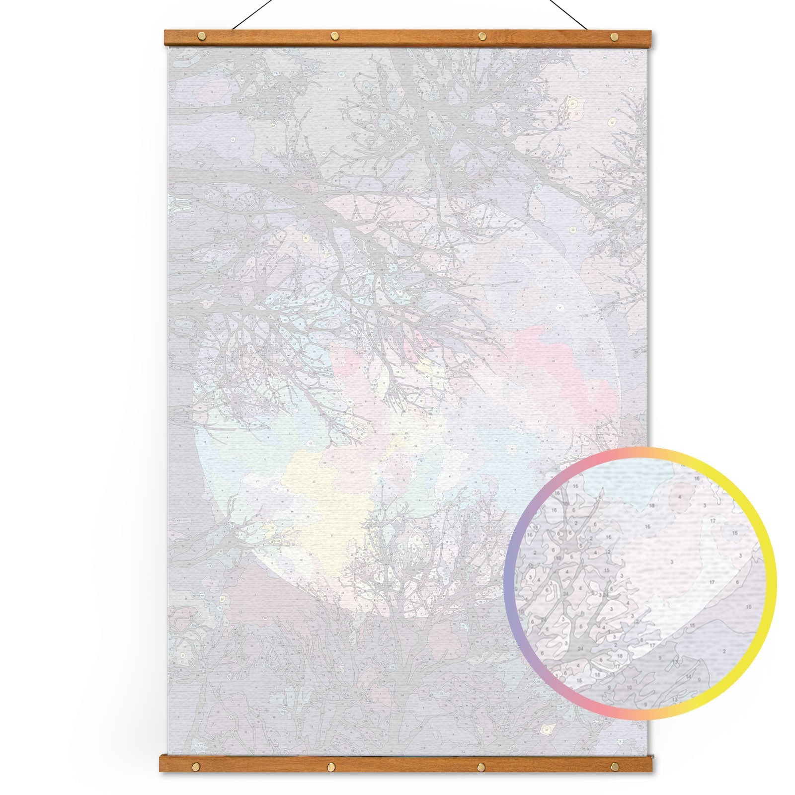 Paint by Numbers 60x90 cm | The Moonlight (MMT001e) – Painting by numbers | Varvikas.Shop