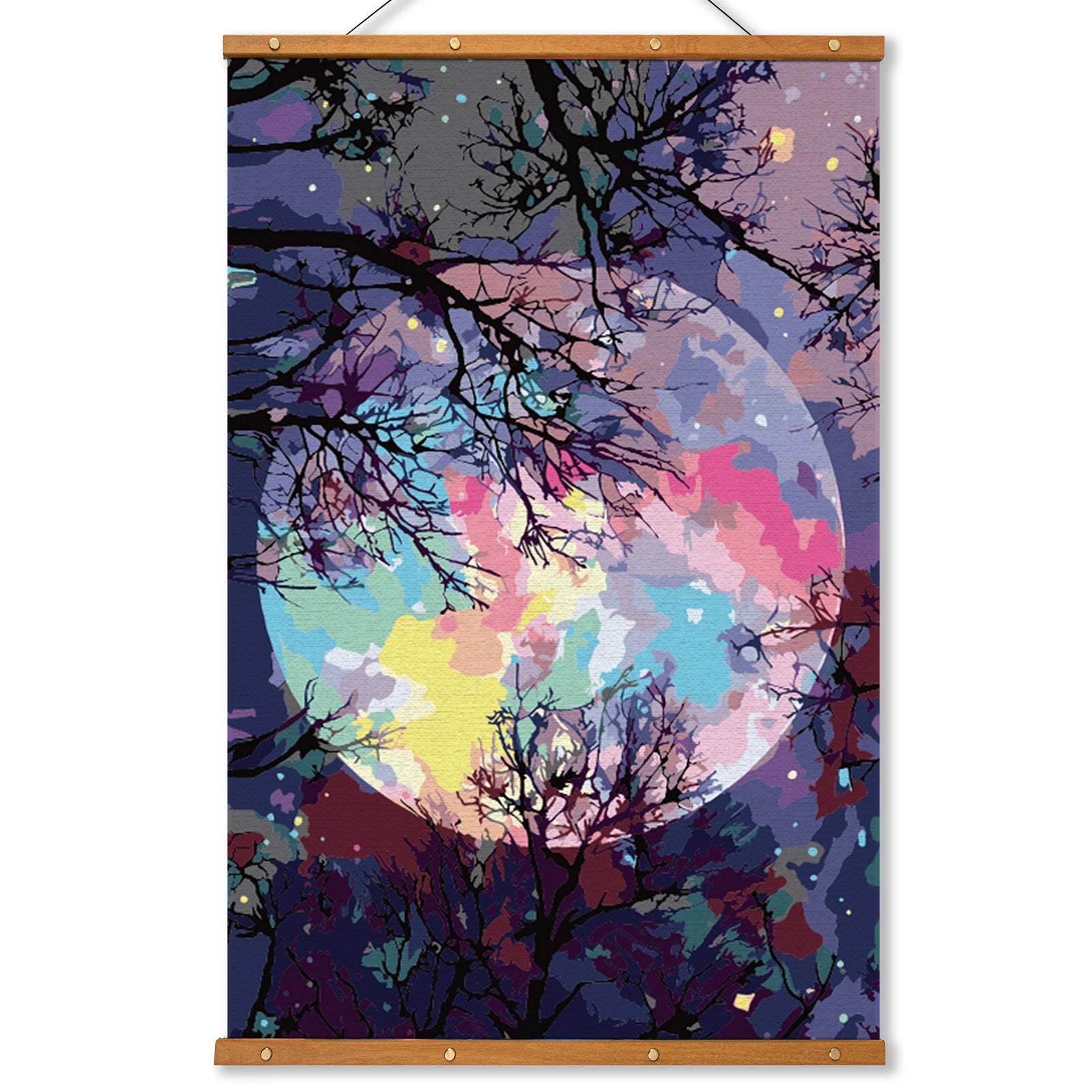 Paint by Numbers 60x90 cm | The Moonlight (MMT001e) – Painting by numbers | Varvikas.Shop