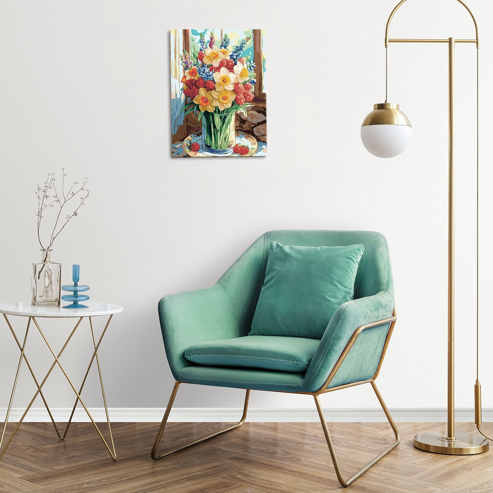 Painting by numbers - ME1183e - Summer in a Vase – Painting by numbers | Varvikas.Shop