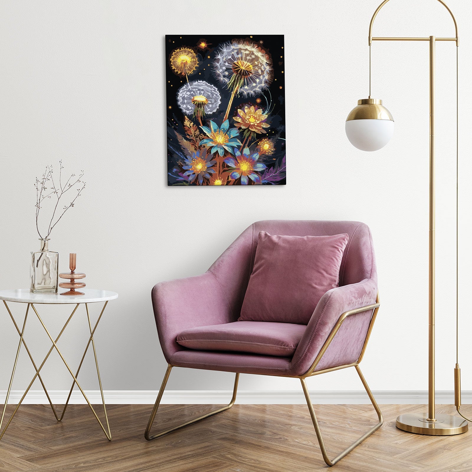 Painting by numbers - MG2533e - Constellation of Petals – Painting by numbers | Varvikas.Shop