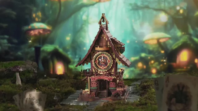 3D Wooden Mechanical Puzzle Kit, Cuckoo Clock (LC901C) | Varvikas.Shop