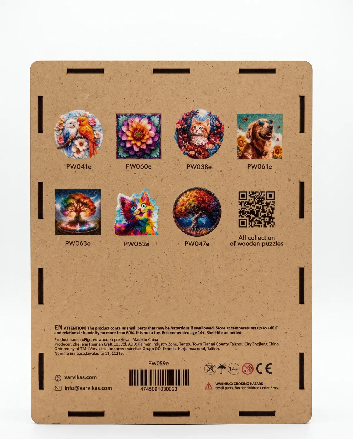 Wooden Jigsaw Puzzle 300 pcs, Golden Retriever (PW061e)