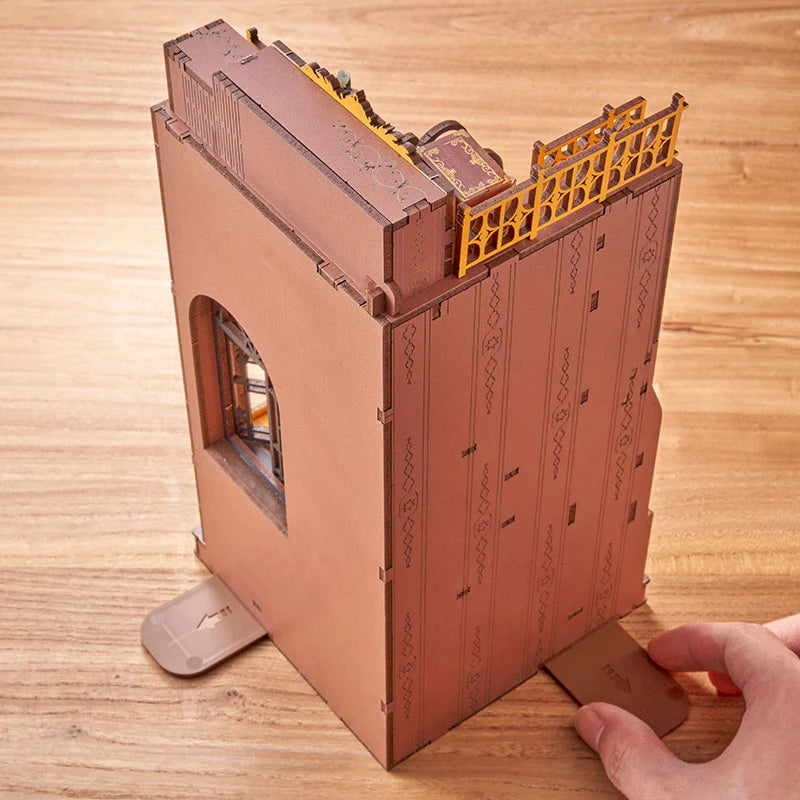 DIY Miniature House Kit (RoomBox), Silent Corner Study (TGE02e)