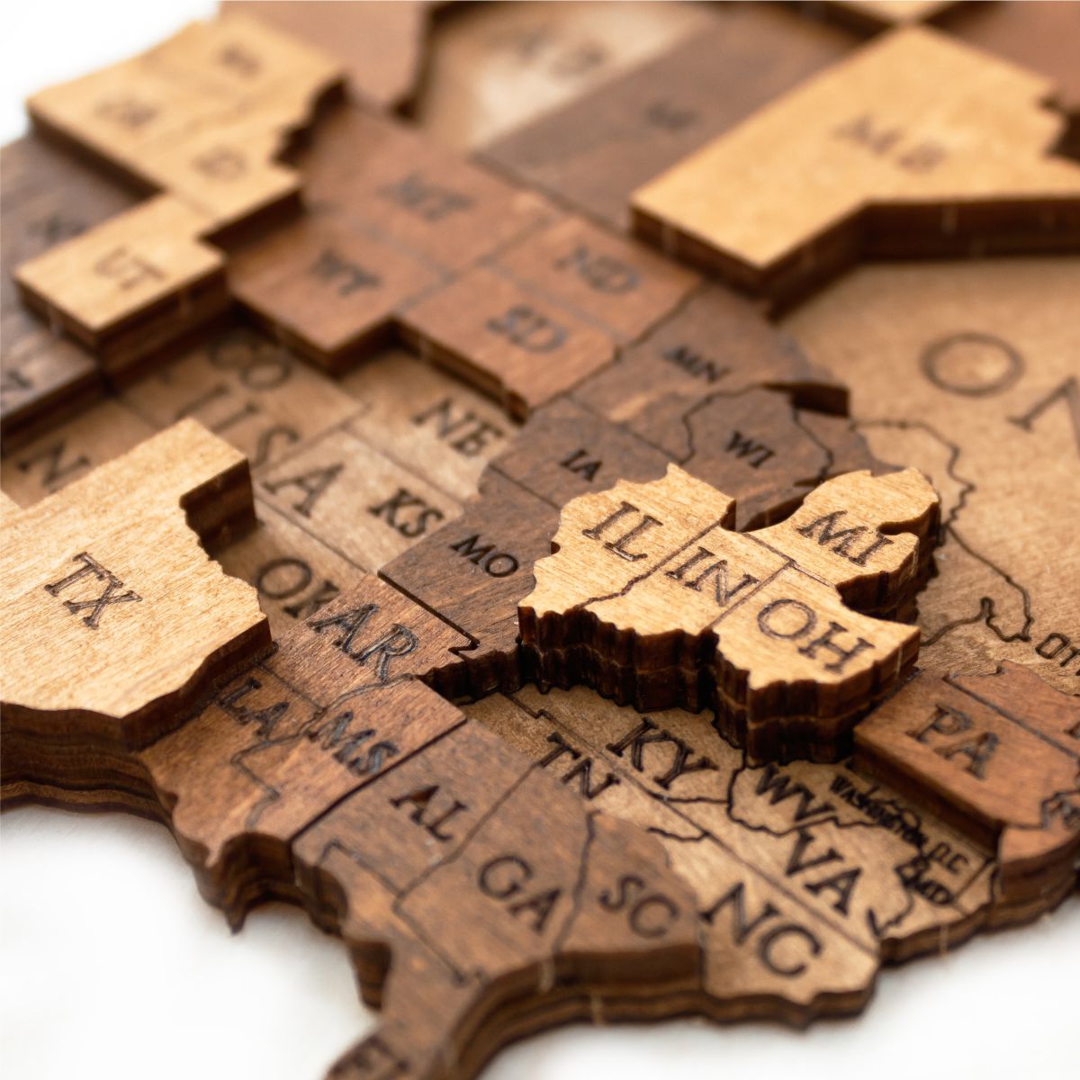 Wooden constructor - BEW001e - World Map Medium – Wooden constructors | Varvikas.Shop