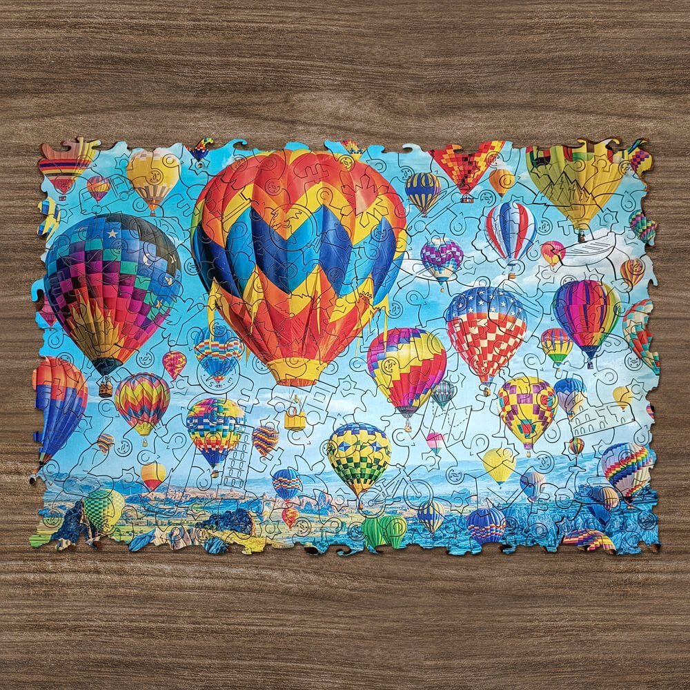 Wooden Jigsaw Puzzle 170 pcs | Cappadocia Sky (PW010e) – Wooden puzzles | Varvikas.Shop