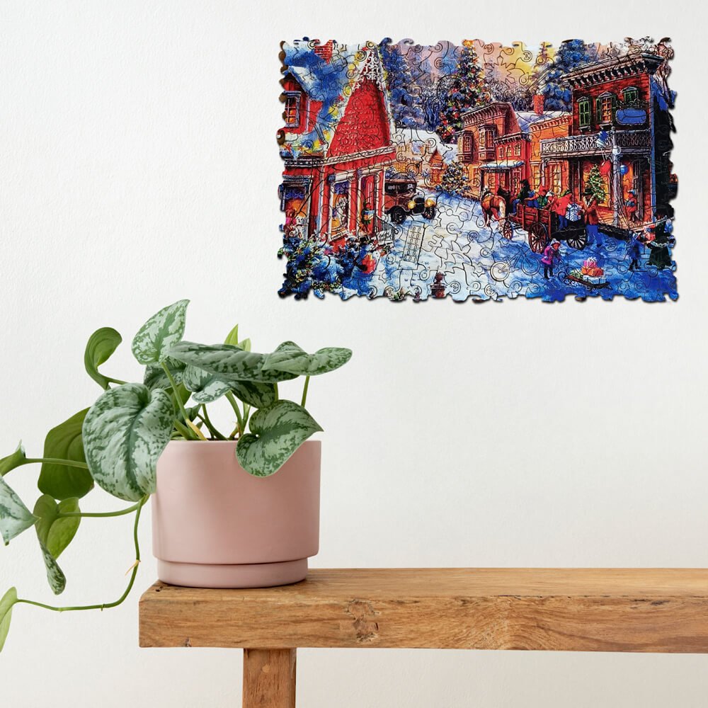 Wooden Jigsaw Puzzle 170 pcs | Christmas Eve (PW011e) – Wooden puzzles | Varvikas.Shop