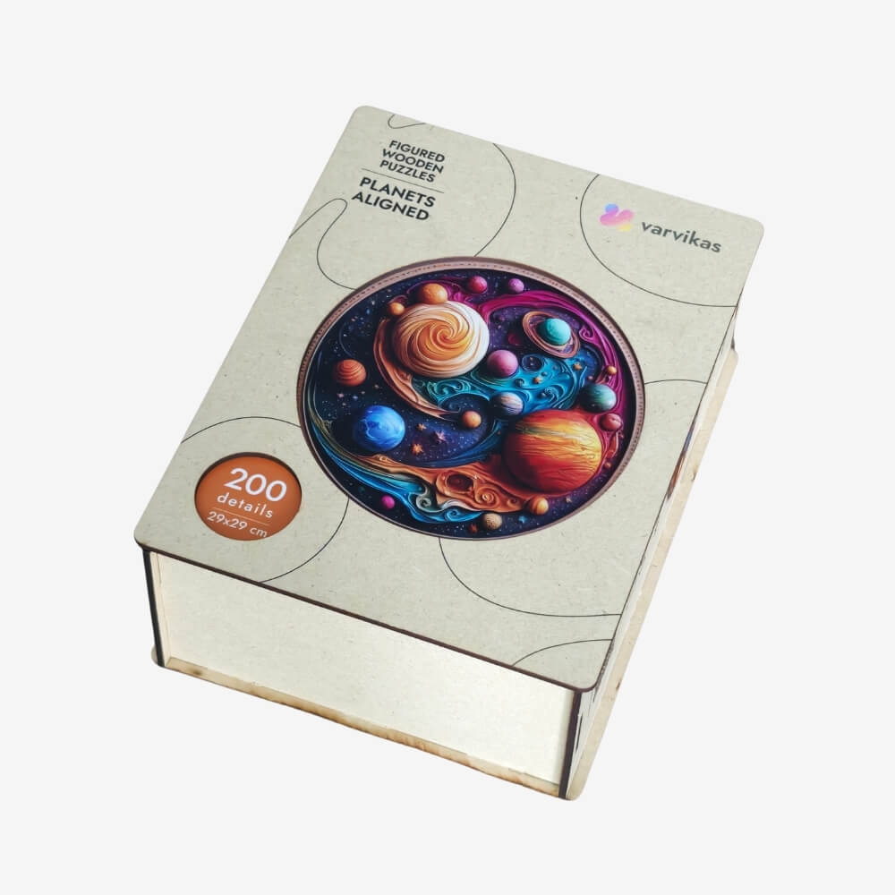 Wooden Jigsaw Puzzle 200 pcs | Planets Aligned (PW053e) – Wooden puzzles | Varvikas.Shop
