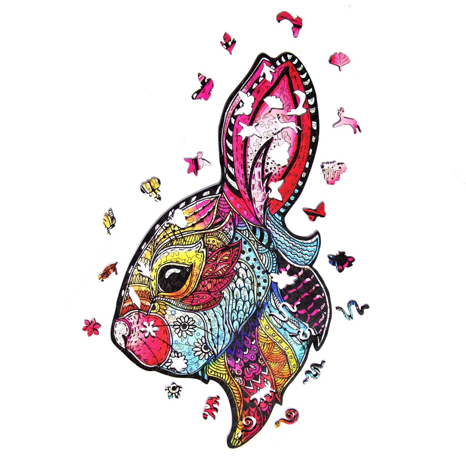 Wooden Jigsaw Puzzle 250 pcs | Sly Hare (PW003e) – Wooden puzzles | Varvikas.Shop