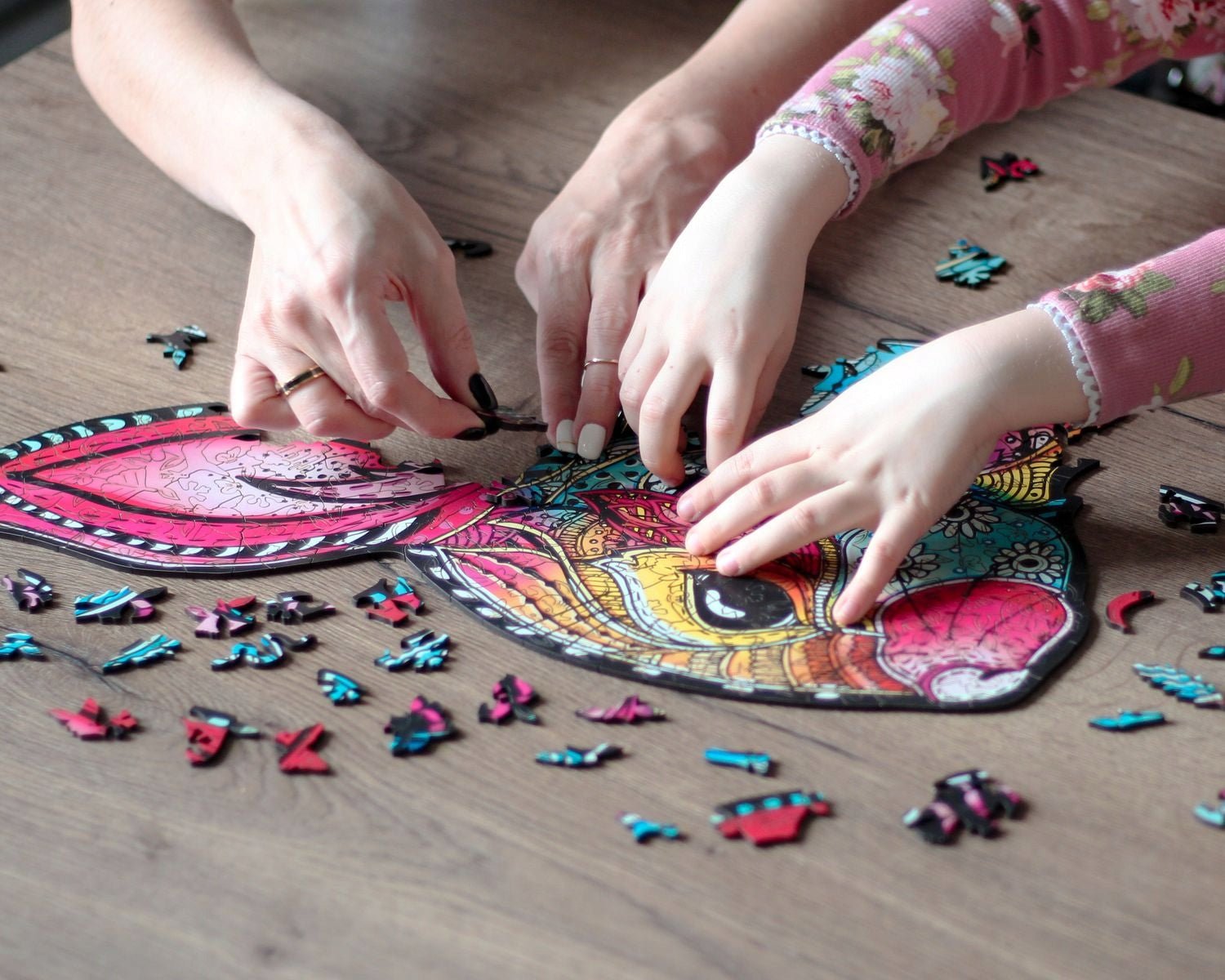 Wooden Jigsaw Puzzle 290 pcs | True Friend (PW006e) – Wooden puzzles | Varvikas.Shop