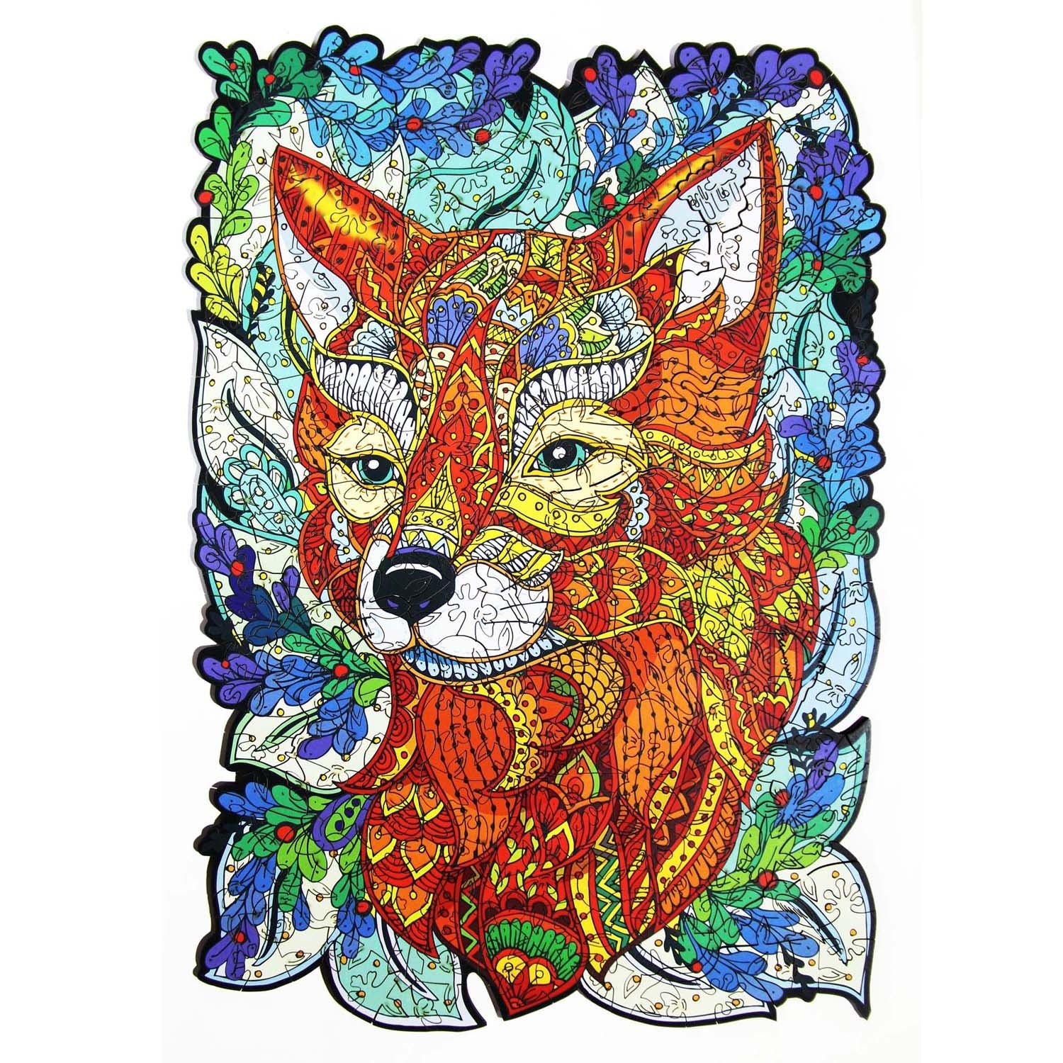 Wooden Jigsaw Puzzle 293 pcs | Wild Fox (PW009e) – Wooden puzzles | Varvikas.Shop