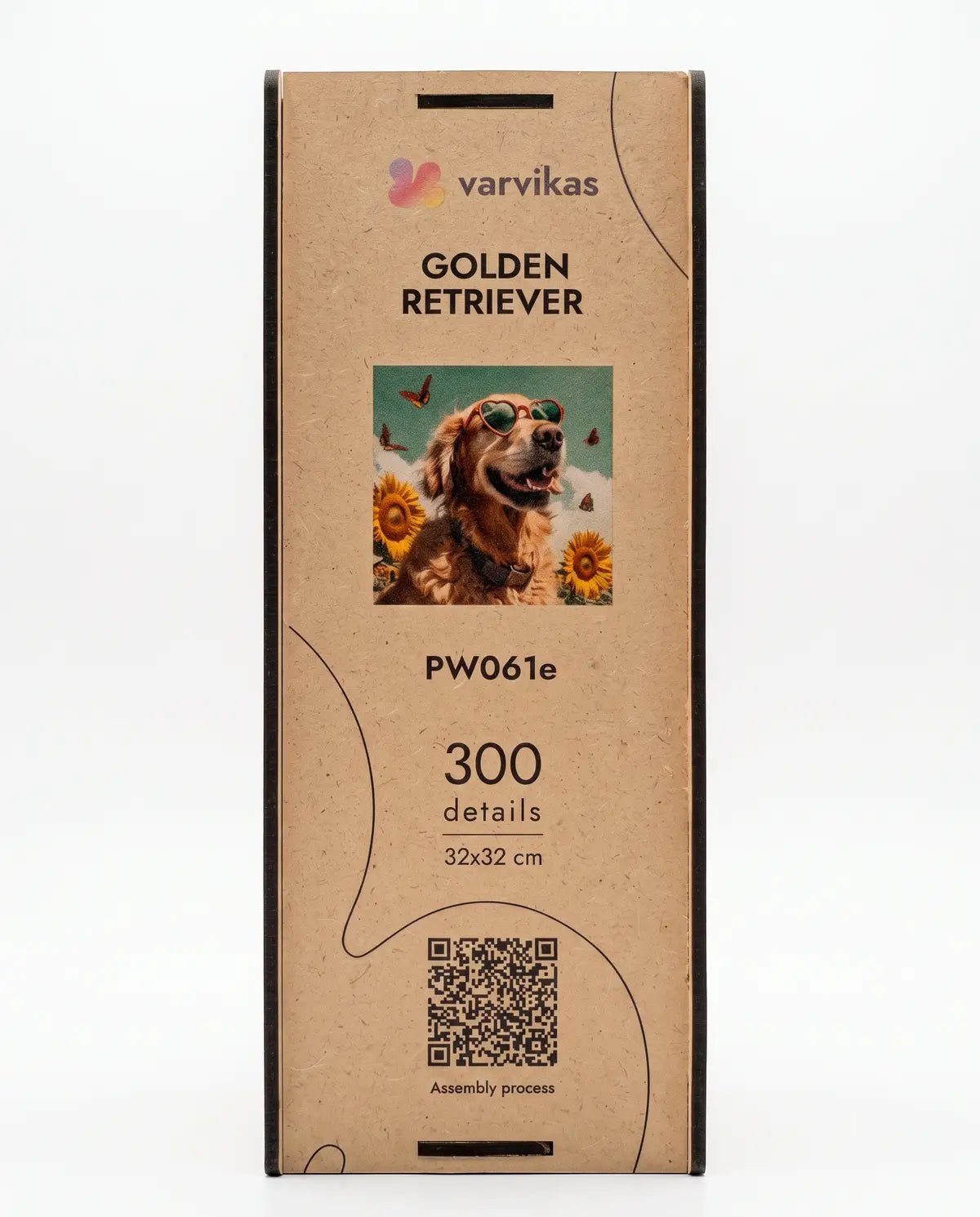 Wooden Jigsaw Puzzle 300 pcs, Golden Retriever (PW061e) – Wooden puzzles | Varvikas