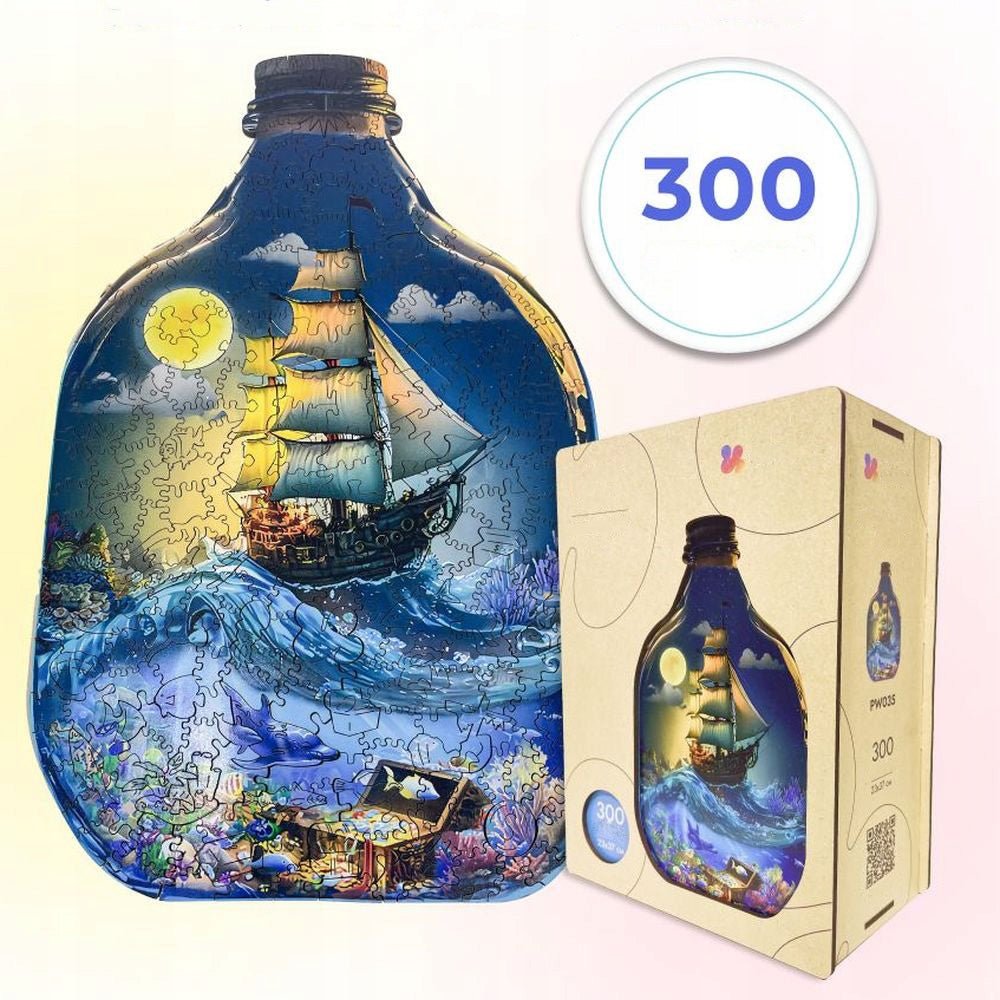 Wooden Jigsaw Puzzle 300 pcs | Lost World (PW035e) – Wooden puzzles | Varvikas.Shop