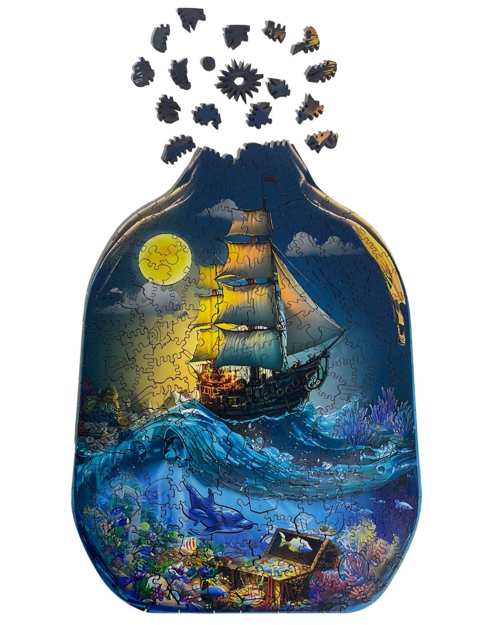 Wooden Jigsaw Puzzle 300 pcs | Lost World (PW035e) – Wooden puzzles | Varvikas.Shop