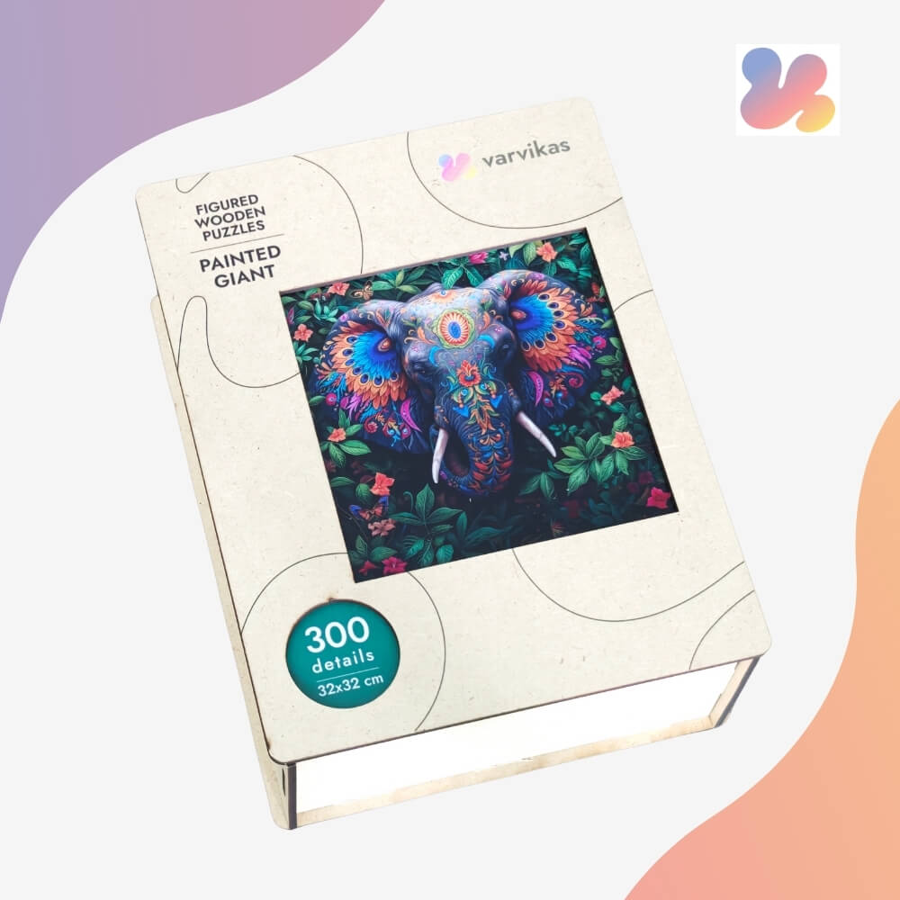 Wooden Jigsaw Puzzle 300 pcs | Painted Giant (PW044e) – Wooden puzzles | Varvikas.Shop