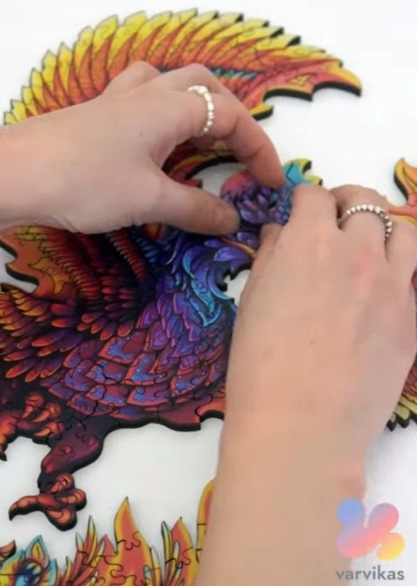 Wooden Jigsaw Puzzle 300 pcs | Phoenix (PW018e) – Wooden puzzles | Varvikas.Shop