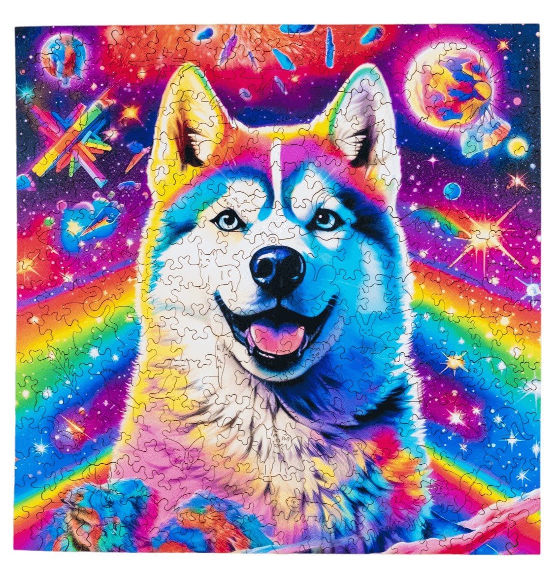 Wooden Jigsaw Puzzle 300 pcs | Playful Dog (PW026e) – Wooden puzzles | Varvikas.Shop