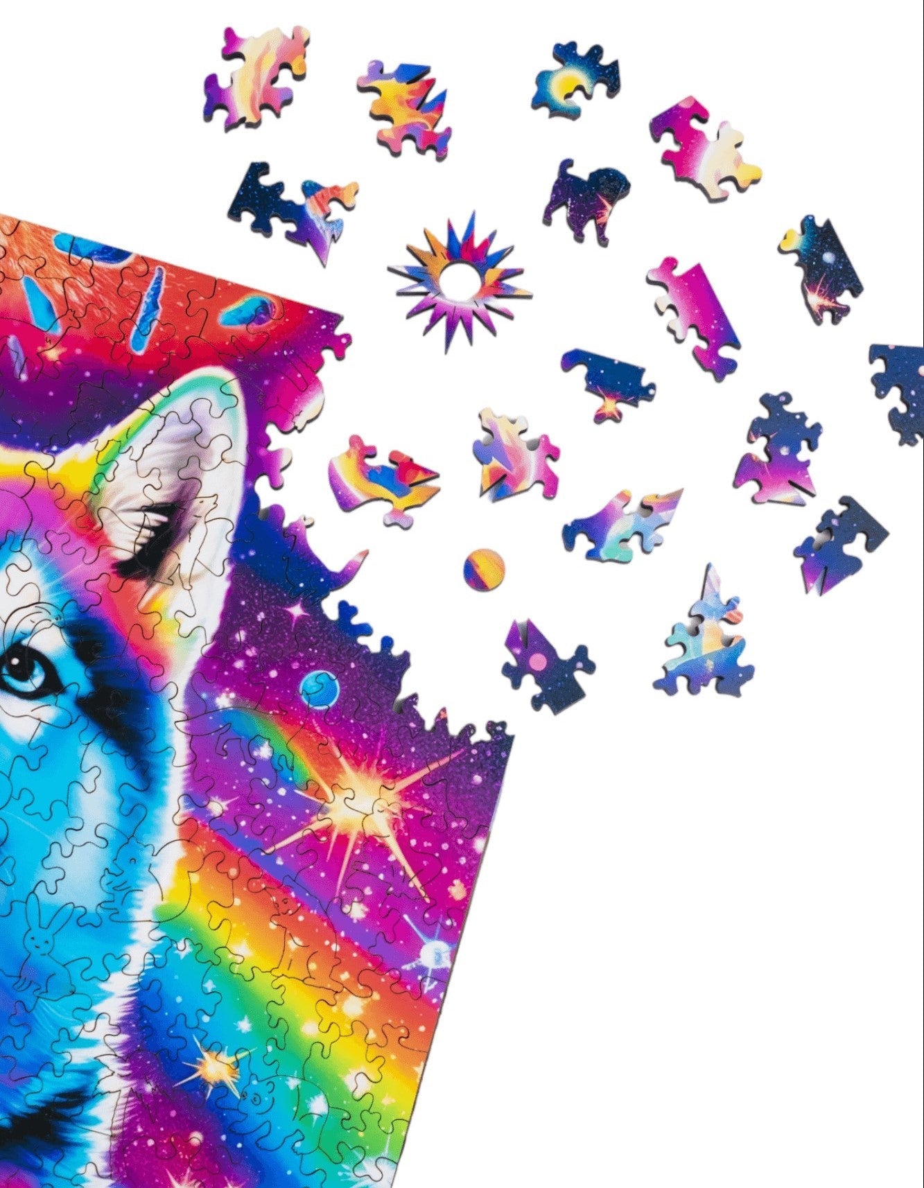 Wooden Jigsaw Puzzle 300 pcs | Playful Dog (PW026e) – Wooden puzzles | Varvikas.Shop