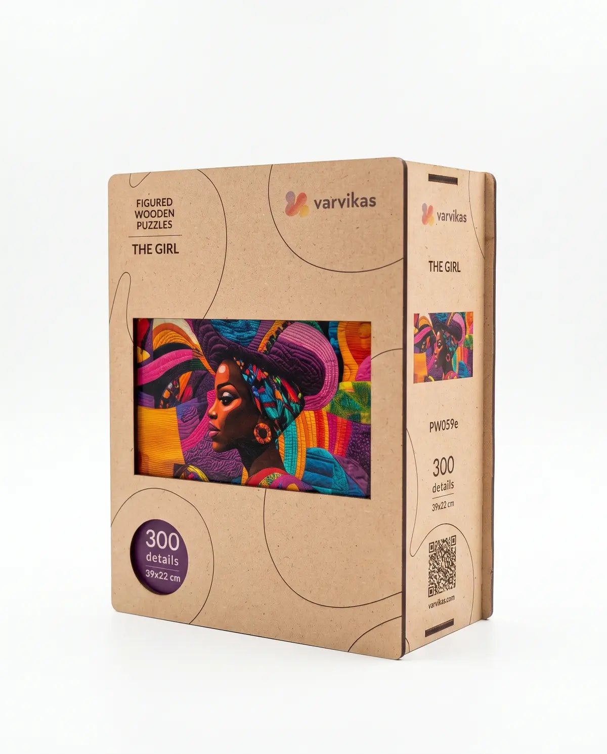 Wooden Jigsaw Puzzle 300 pcs, The Girl (PW059e) – Wooden puzzles | Varvikas