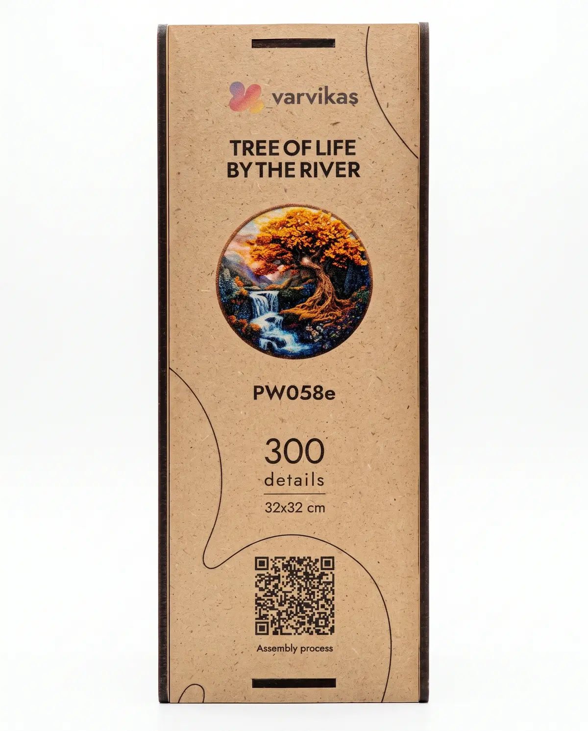 Wooden Jigsaw Puzzle 300 pcs, Tree of Life by the River (PW058e) – Wooden puzzles | Varvikas