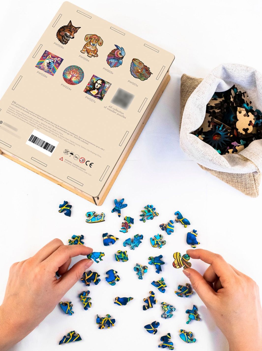 Wooden Jigsaw Puzzle 300 pcs | Winged Dragon (PW022e) – Wooden puzzles | Varvikas.Shop