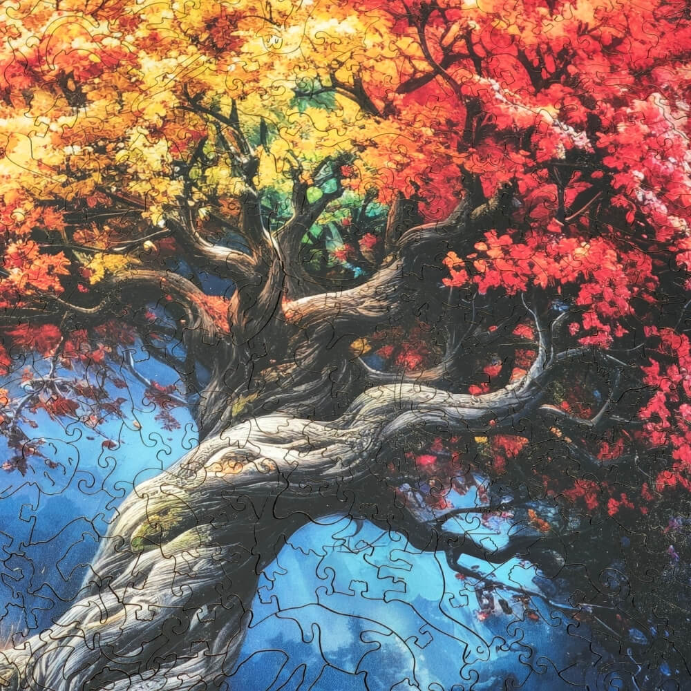 Wooden Jigsaw Puzzle 500 pcs | Autumn Colors (PW047e) – Wooden puzzles | Varvikas.Shop