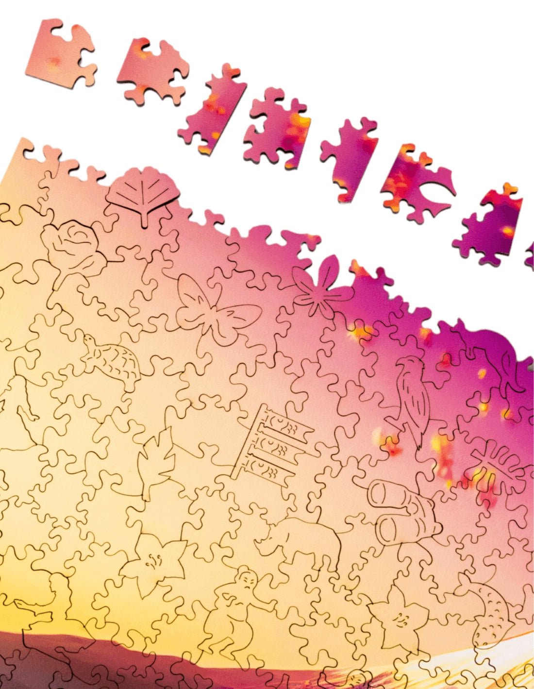 Wooden Jigsaw Puzzle 500 pcs | Fujiyama (PW029e) – Wooden puzzles | Varvikas.Shop