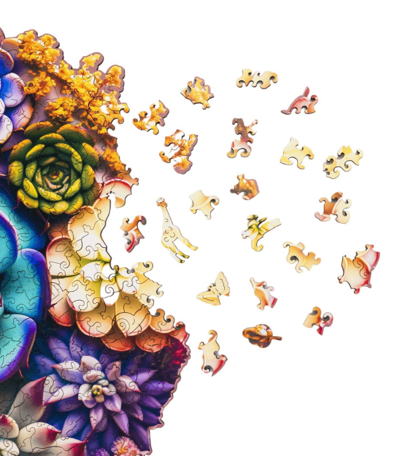 Wooden Jigsaw Puzzle 500 pcs | Home Succulents (PW023e) – Wooden puzzles | Varvikas.Shop