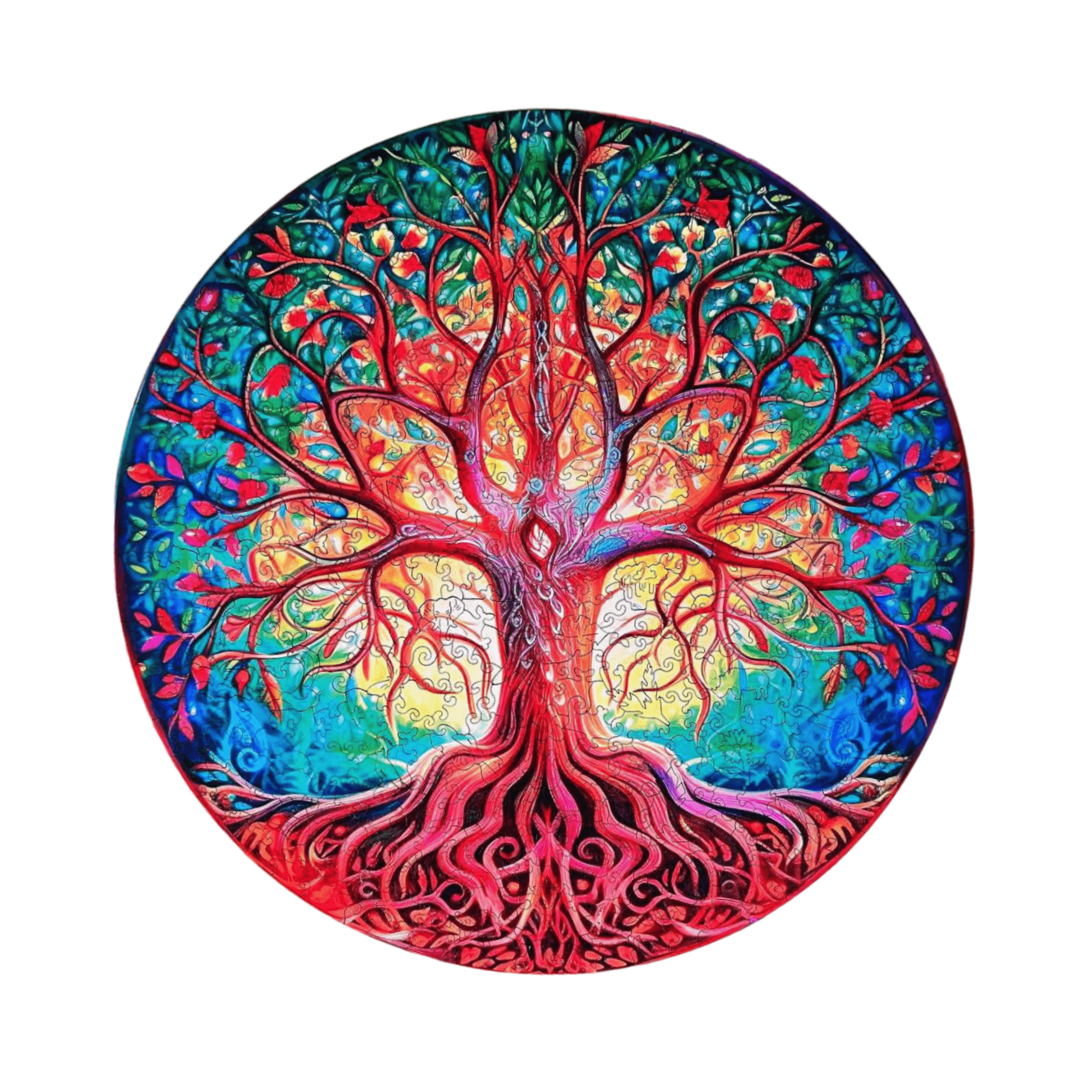 Wooden Jigsaw Puzzle 500 pcs | Tree of Life (PW024e) – Wooden puzzles | Varvikas.Shop