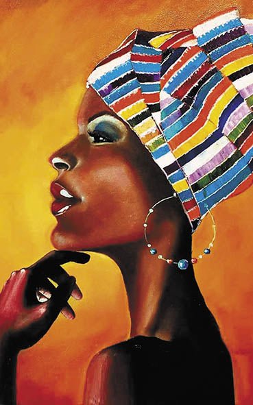 5D Diamond Painting 75x120 cm | Portrait of an African | Without Frame (UH01e) – Diamond painting | Varvikas.Shop