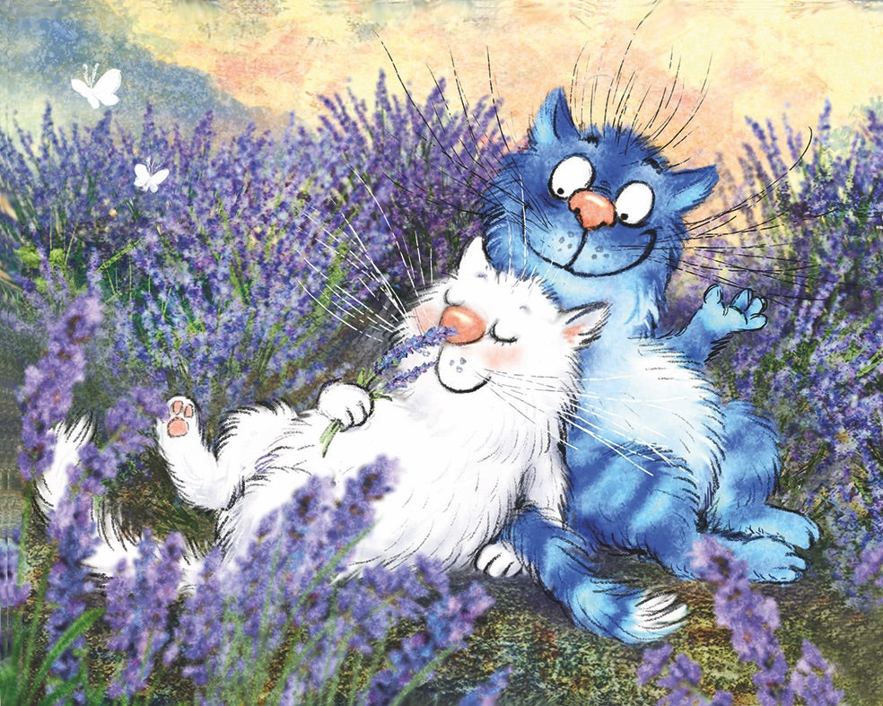 LG275e - Cats - In Lavender