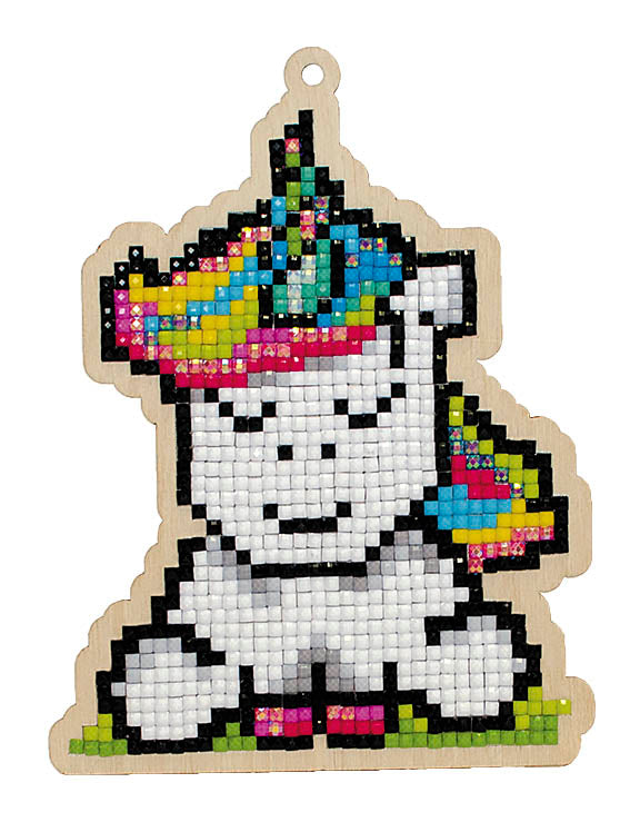 U0293e - Ranbow unicorn, pendant